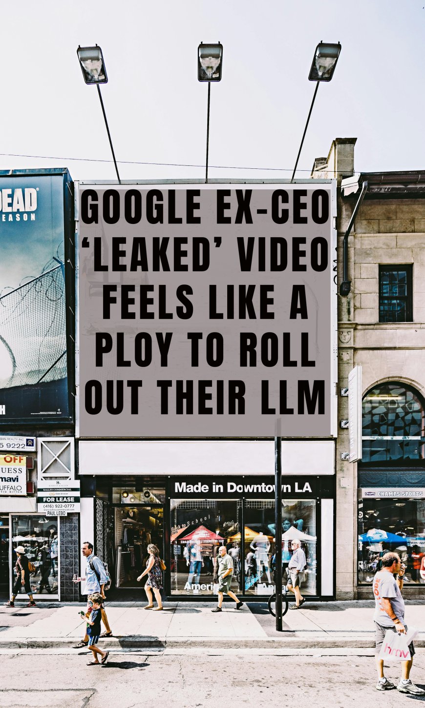 Warning or Marketing? Ex-Google CEO Leaked Video Is Not-So-Clever Advertising